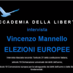 COMMENTO SUI RISULTATI DELLE ELEZIONI EUROPEE di Vincenzo Mannello – VIDEO