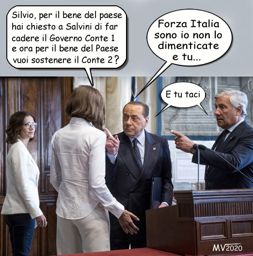 Forza Italia Pronta A Sostenere Il Conte 2 La Vignetta Di Leccecronaca It Leccecronaca It