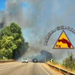 L’INCENDIO DEL GIORNO SULLA GALLIPOLI – SANTA MARIA DI LEUCA ZONA PRESICCE