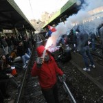 I cassintegrati salentini occupano la stazione