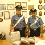 L’ARMA RECUPERA 6 KG. MARIJUANA