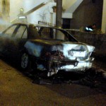 AUTO INCENDIATA A TRICASE