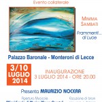 DOMANI AL VIA A MONTERONI LA MOSTRA DI PITTURA DI MIMMA SAMBATI CON UN RECITAL MUSICALE