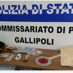 IN VACANZA A GALLIPOLI SPACCIA DAVANTI AD UNA DISCOTECA. ARRESTATO DAI POLIZIOTTI DEL COMMISSARIATO DI POLIZIA