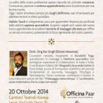 Corso di massaggio ayurvedico per parrucchieri lunedì 20 a Lecce