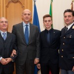IL GIOVANE ARBITRO AGGREDITO AD OTTOBRE A CAVALLINO RICEVUTO IERI DAL CAPO DELLA POLIZIA