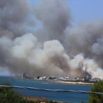 CHI VUOLE BRUCIARE IL VERDE DELLE SPIAGGE DELLA ZONA DI MANDURIA? OGGI UN NUOVO PREOCCUPANTE EPISODIO