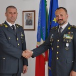 IL TEN. COL. PISANI AL COMANDO DEL GRUPPO DELLA GUARDIA DI FINANZA DI LECCE