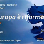 INIZIATIVA PUBBLICA  2 settembre 2015 – ore 17.30  piazza Cesare Battisti – BARI