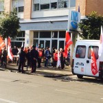 LA PROTESTA DELLA CGIL CONTRO I TAGLI AI PATRONATI