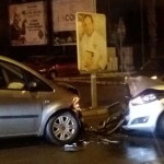 LECCE: ‘FRONTALE’ TRA DUE AUTO IN VIALE PORTA D’EUROPA