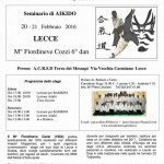 AIKIDO: INIZIA OGGI IL SEMINARIO CON IL MAESTRO COZZI FIORDINEVE 6° DAN