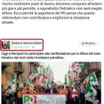 LE TRIVELLE CONTINUANO A PERFORARE IL PD, ANCHE LA SERRACCHIANI NON STA TANTO BENE…