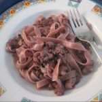“La mia cucina fusion” / GUSTO GIUSTO EQUIPE PROPONE: “TAGLIATELLE CON RADICCHIO”