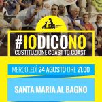 DIARIO DEL GIORNO DOPO / MANIFESTAZIONI / ALESSANDRO DI BATTISTA DICE NO A SANTA MARIA AL BAGNO MERCOLEDI’ 24