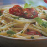 “La mia cucina fusion” / ‘GUSTO GIUSTO EQUIPE’ PROPONE: “SPAGHETTI CON POMODORINI AL FORNO ”, vegan