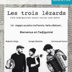 DIARIO DEL GIORNO DOPO / CONCERTI / LES TROIS LEZARDS A MANDURIA GIOVEDI’ 24