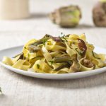 “la mia cucina fusion” / ‘GUSTO GIUSTO equipe’ PROPONE: “TAGLIATELLE CON FUNGHI E CARCIOFI “