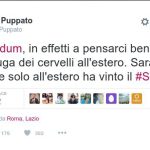 GRANDE STIMA E RISPETTO DEGLI ELETTORI