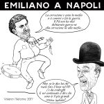 EMILIANO A NAPOLI – La vignetta di Leccecronaca