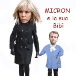 MACRON DALLA SCUOLA ALL’ ELISEO SEMPRE CON LA STESSA INSEGNANTE la vignetta di leccecronaca.it