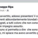 DOPO AVERLI ‘biondati’ QUANDO ERA POTENTE, GIUSEPPE RIPA ORA TROMBATO ALLE ULTIME ELEZIONI PENSA ‘in vendicativo’ CONTRO FRATELLI D’ ITALIA LECCESI INGRATI E PARENTI SERPENTI FORZISTI CHE NON LO HANNO VOTATO