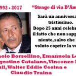 FIAMMETTA BORSELLINO ACCUSA I GIUDICI LEGATI ALLA MASSONERIA. DOPO  VENTICINQUE ANNI, SULLA STRAGE DI VIA D’AMELIO UNA SOLA COSA E’ CERTA: IL DEPISTAGGIO