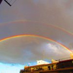 LECCECRONACHE / ARCOBALENO SU PORTA SAN BIAGIO