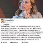 LA MELONI: GRANDE VITTORIA SUI MIGRANTI