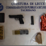GIOVANI INCENSURATI NASCONDEVANO UNA PISTOLA E CENTINAIA DI PROIETTILI NELLE CAMPAGNE DI ACQUARICA