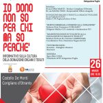 FESTA DELLO SPORT E DELLA CULTURA DELLA DONAZIONE DI ORGANI A CORIGLIANO SABATO 26