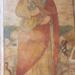 ARTE / A PATU’ E NEL SALENTO TUTTO TORNA, MIRABILMENTE RESTAURATO, PIU’ BELLO DI PRIMA, L’ AFFRESCO DI SAN PAOLO CHE GUARISCE DAI MORSI DEI SERPENTI VELENOSI. E PURE DA QUELLI DELLE TARANTE…