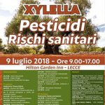 CONVEGNO SU XYLELLA, USO DEI PESTICIDI IN AGRICOLTURA, E RISCHI SANITARI A LECCE LUNEDI’ 9