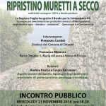 PER IL RIPRISTINO DEI MURETTI A SECCO