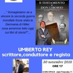 DON LIBORIO SECONDO UMBERTO REY A LECCE VENERDI’ 30