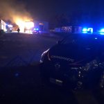 INCENDIO ALLA STAZIONE FERROVIARIA DI COPERTINO