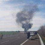 AGGUATO AI TIFOSI LECCESI IN AUTOSTRADA, PER FORTUNA NON SI REGISTRANO FERITI. TRAFFICO A LUNGO BLOCCATO