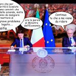 IL PRESIDENTE GIUSEPPE CONTE PARLA AL PAESE – la vignetta di leccecronaca.it