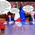 IL PRESIDENTE GIUSEPPE CONTE PARLA AL PAESE – la vignetta di leccecronaca.it