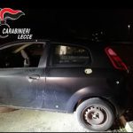 TROVATA AUTO ABBANDONATA CRIVELLATA DI PROIETTILI