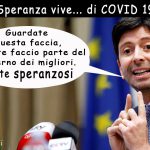 UN ANNO FA SCRISSE UN LIBRO  SUL COVID FATTO RITIRARE DALLE LIBRERIE. E’ DI NUOVO MINISTRO- La Vignetta di Valerio Melcore