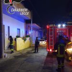 INCENDIO DISTRUGGE UN’ABITAZIONE A CASARANO