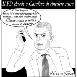 CASALINO: NEL PD CI SONO TANTI CANCRI DA ESTIPARE – La vignetta di Valerio Melcore