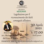 ‘IL RICONOSCIMENTO DEI TITOLI CONSEGUITI IN UNIVERSITA’ STRANIERE’, A CURA DI KOINE’ EUROPE