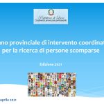 ADOTTATO OGGI DALLA PREFETTURA DI LECCE IL NUOVO PIANO PER LA RICERCA DELLE PERSONE SCOMPARSE