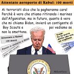 BIDEN: ECCO LA MIA STRATEGIA PER BATTERE I TALEBANI – La Vignetta di Valerio Melcore