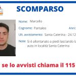 GIOVANE SCOMPARSO DA NARDO’ DALLA VIGILIA DI NATALE