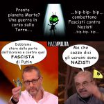 LA GUERRA IN UCRAINA VISTA DAI MARZIANI – La Vignetta di Valerio Melcore