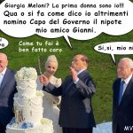 BERLUSCONI LAVORA PER SPACCARE IL CENTRO-DESTRA – La Vignetta di Valerio Melcore