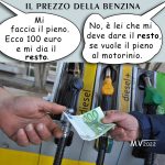 DRAGHI ABBASSA IL PREZZO DELLA BENZINA !!!??? – La Vignetta di Valerio Melcore